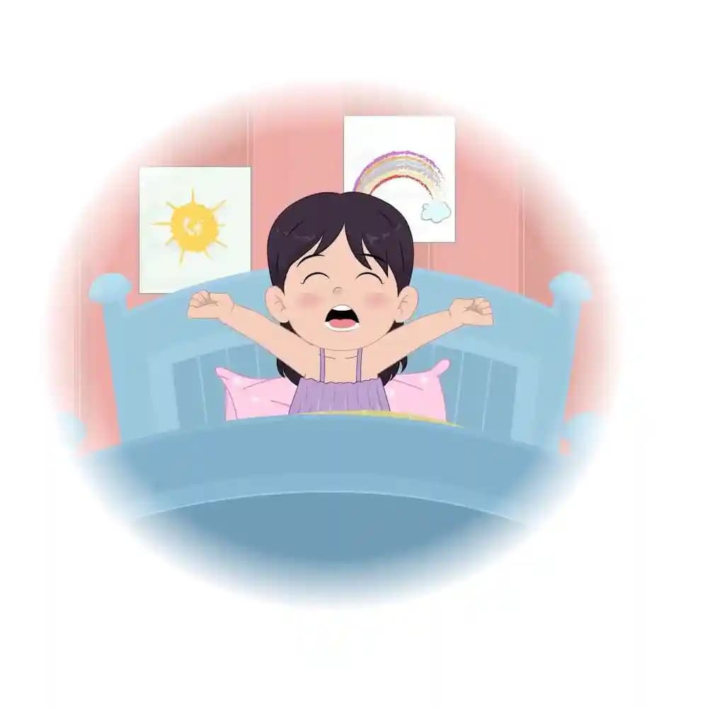 An adorable girl animated vector cartoon character AKA Jane