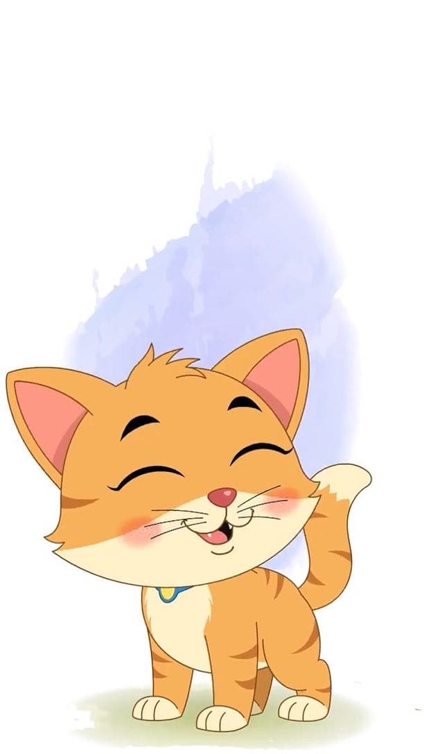 A cat dancing animated cartoon character vector AKA Coco The Cat