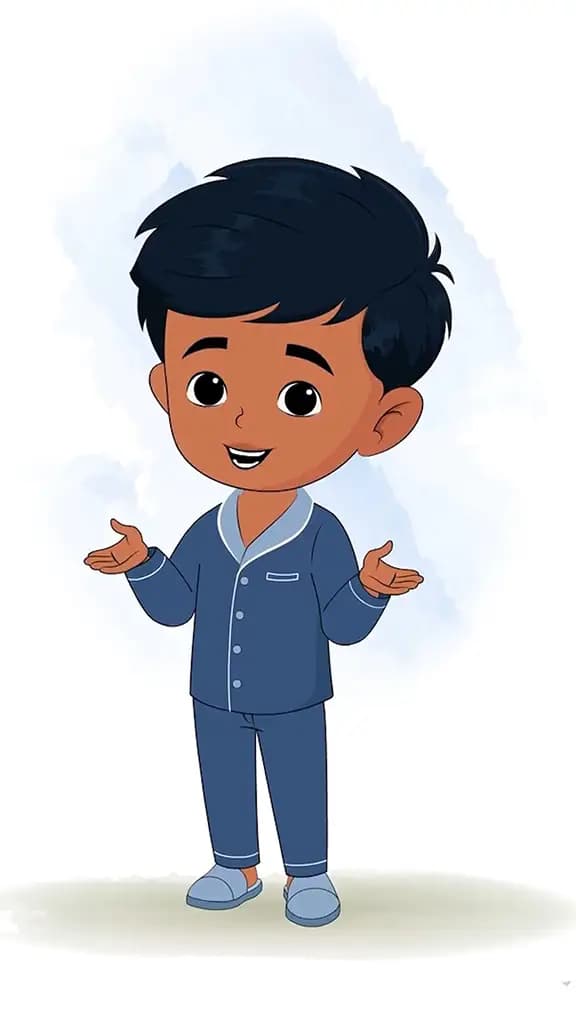 An Indian boy talking animated cartoon character aka arun 3/4