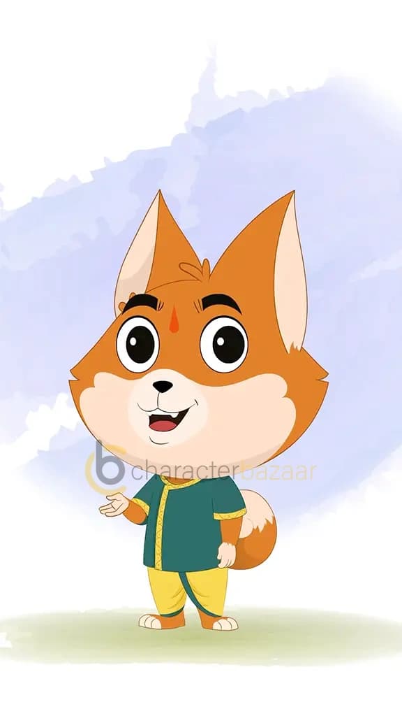 A little dog talking animated cartoon character aka dodo the dog 3/4