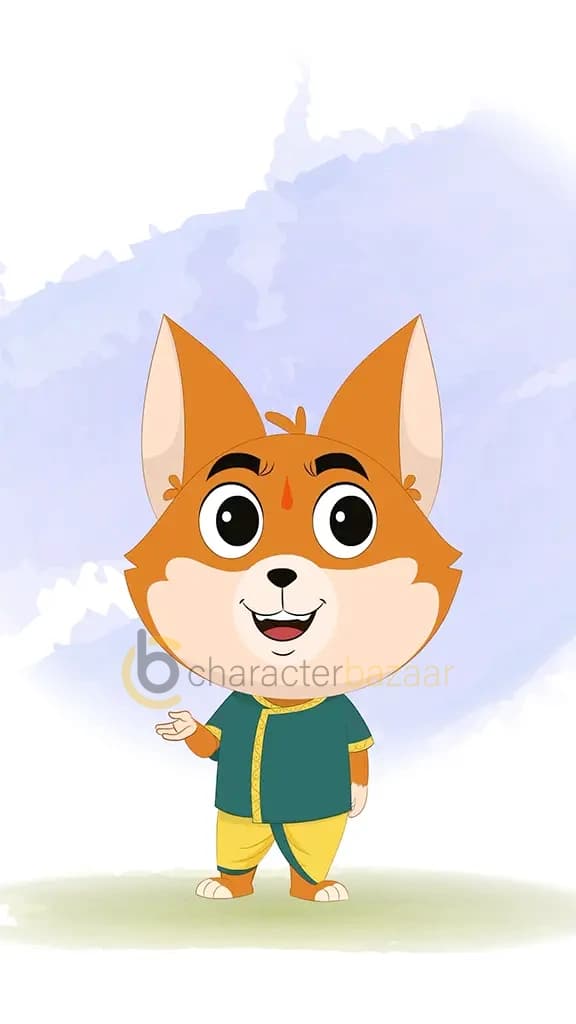 A little dog talking animated character cartoon vector aka dodo the dog