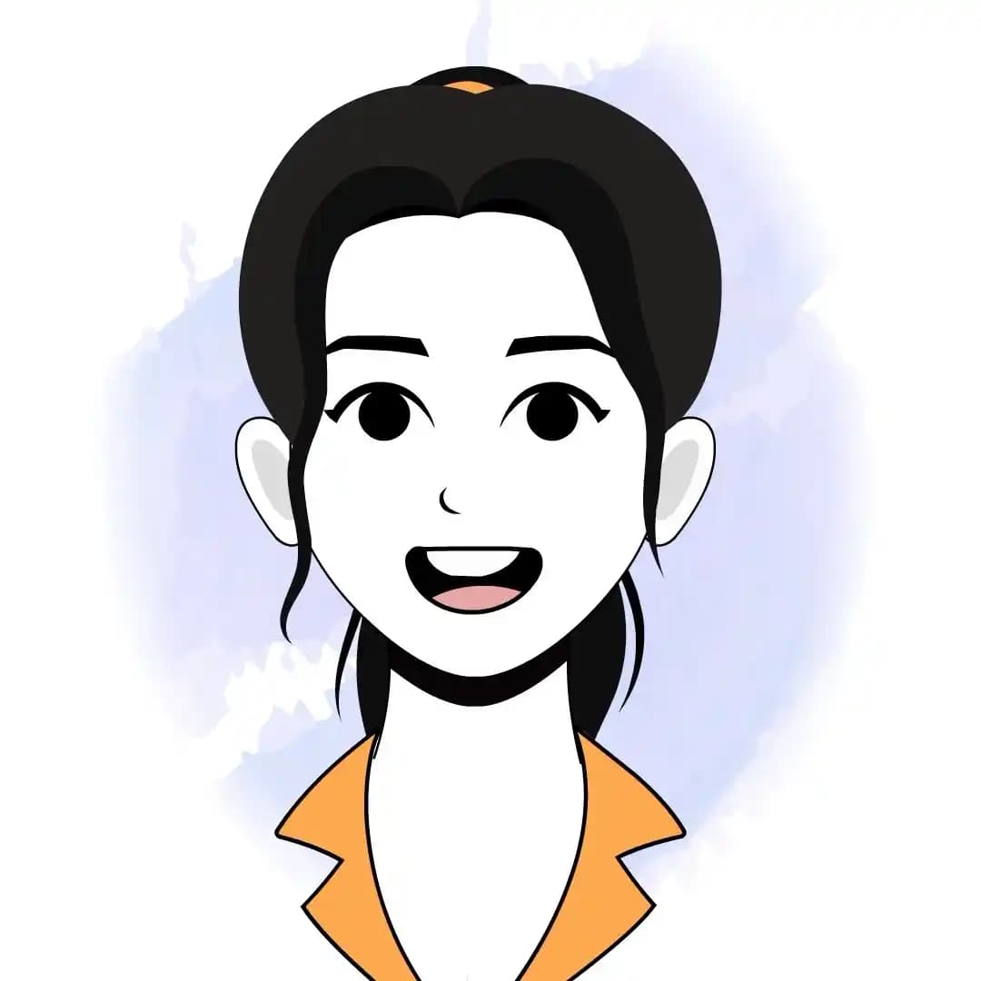 Female Office Animated Vector Cartoon Expression & Lip Sync Sheet AKA Hena