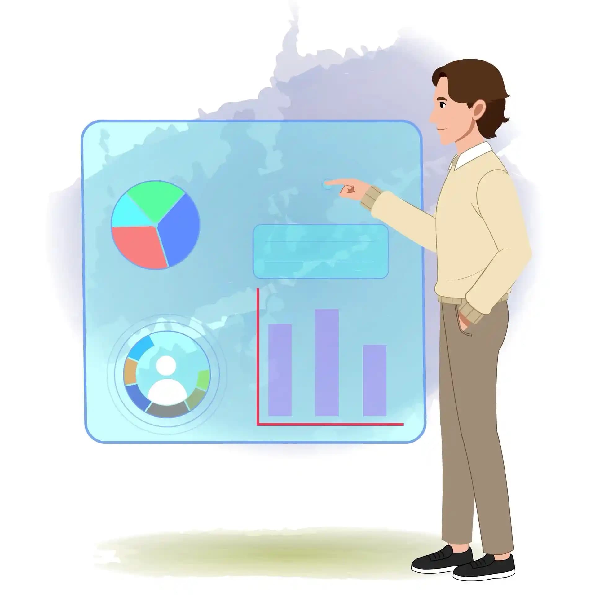Animated Business Character Presentation Animated Vector Cartoon Character AKA Lucas