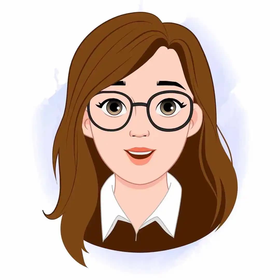 Female business character vector animated face expression AKA Seraphina