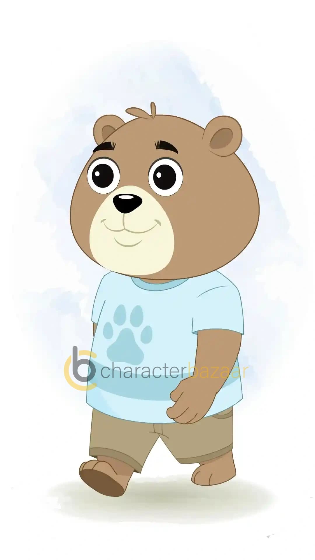 A Cute Bear One Third Walking Animated Character AKA Bittu the Bear