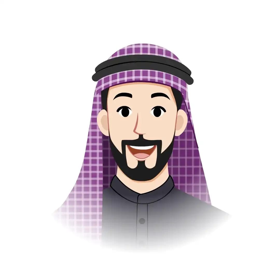 Arab Man Animated Vector Cartoon Character Face Expression Sheet AKA Akram