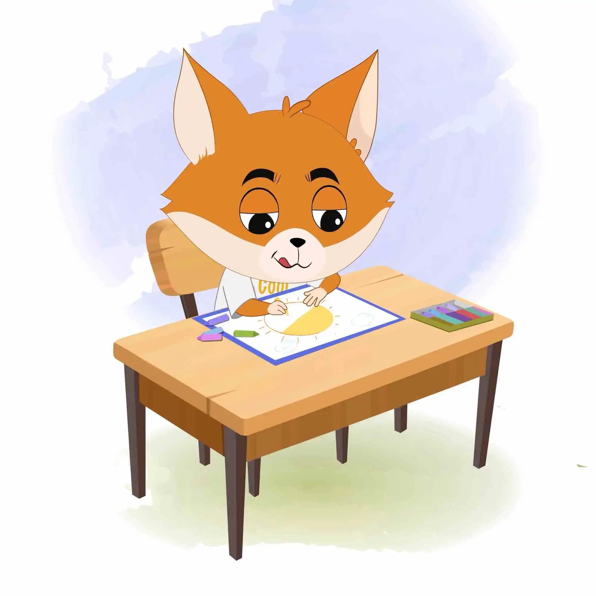 A dog Coloring animated vector cartoon character AKA Dodo The Dog