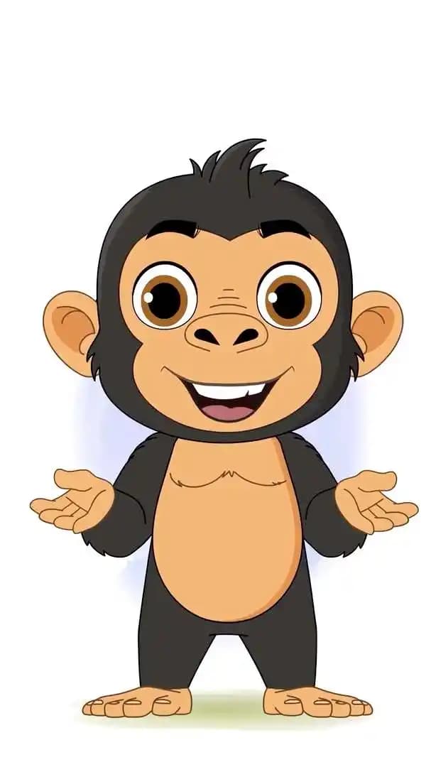 A Gorilla character vector talking animation AKA Goru The Gorilla