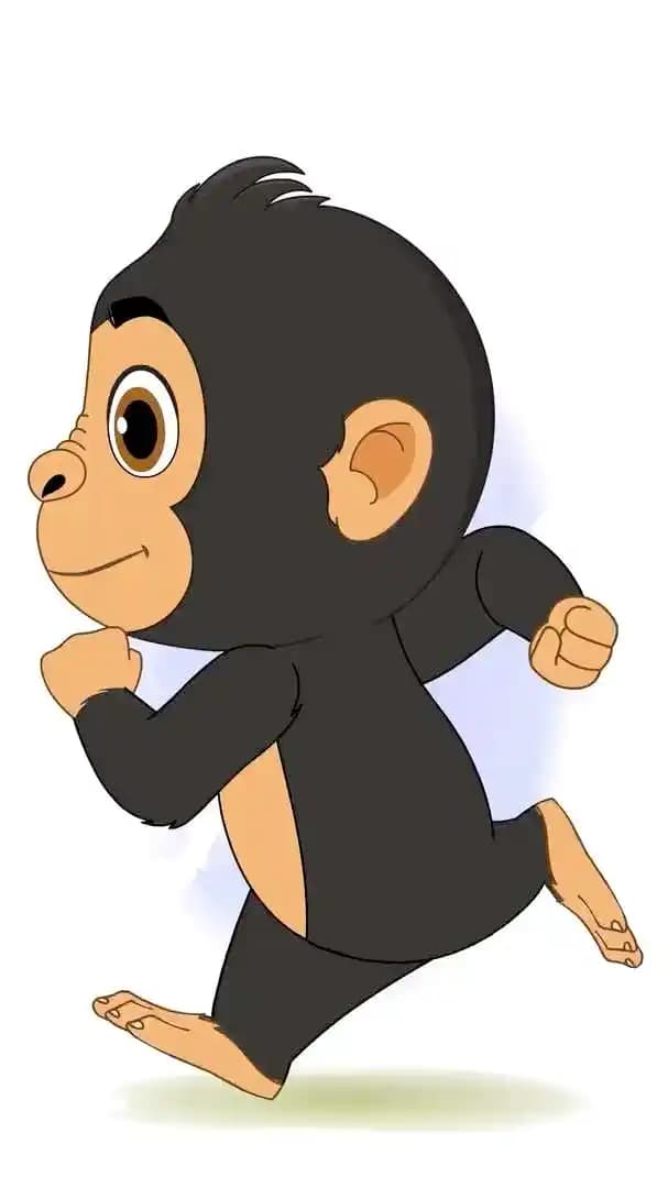A Gorilla character vector animated side run cycle AKA Goru The Gorilla
