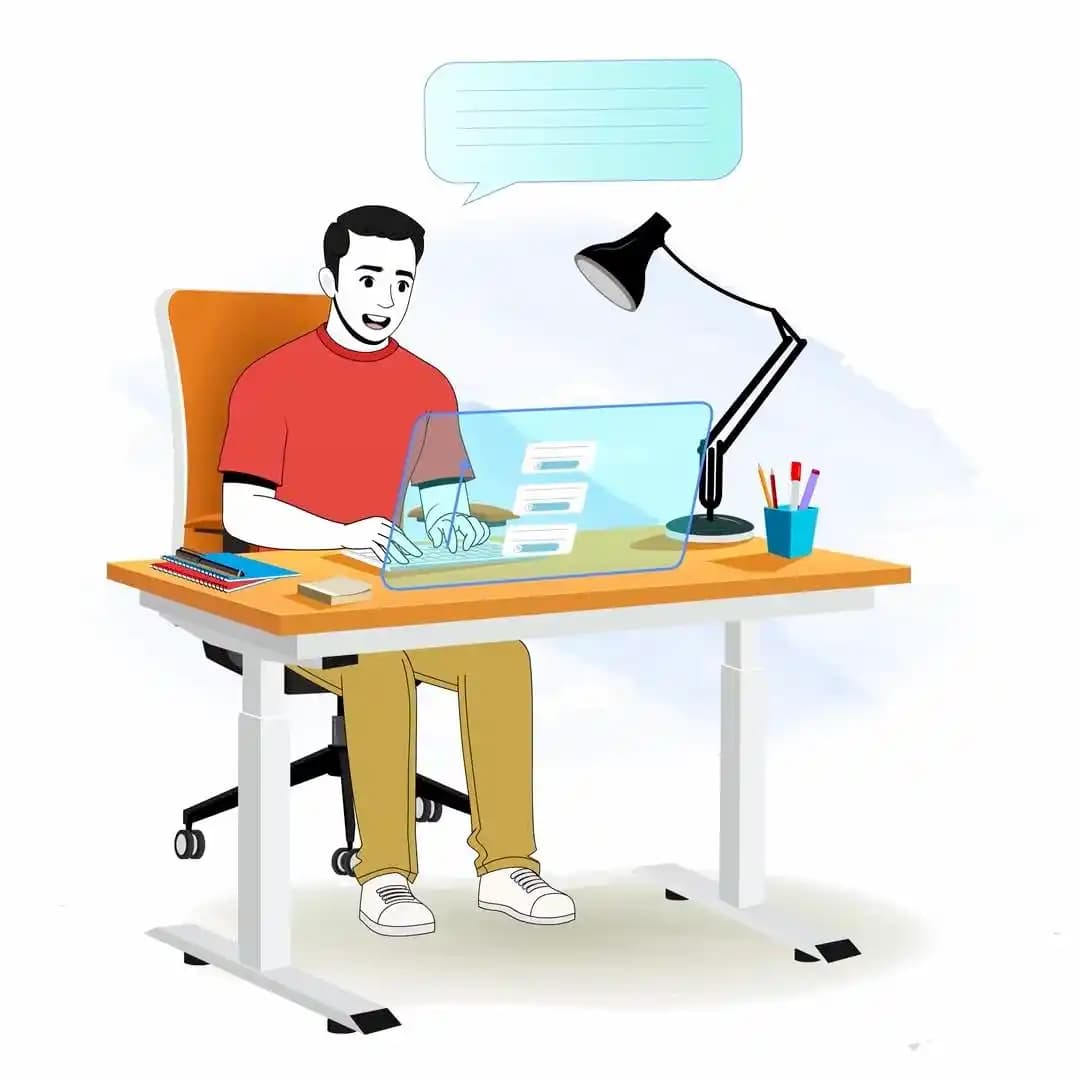 2d cartoon muscular man character vector working animated pose AKA Nick