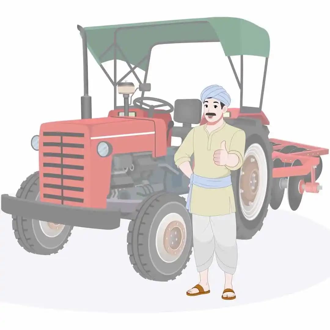 An Indian farmer 2d character doing thumbs up animated cartoon vector AKA Anand