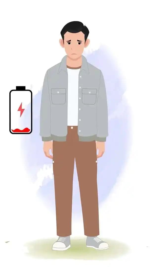 Cartoon man 2d character sad animated vector pose AKA Logan