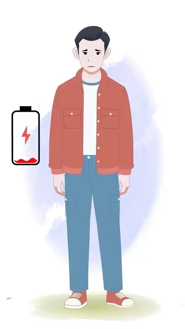 Cartoon young man character in casual clothes sad animated vector pose AKA Alvin